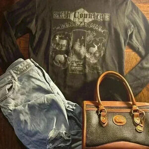 Black Tipsy long sleeve shirt, elk country,